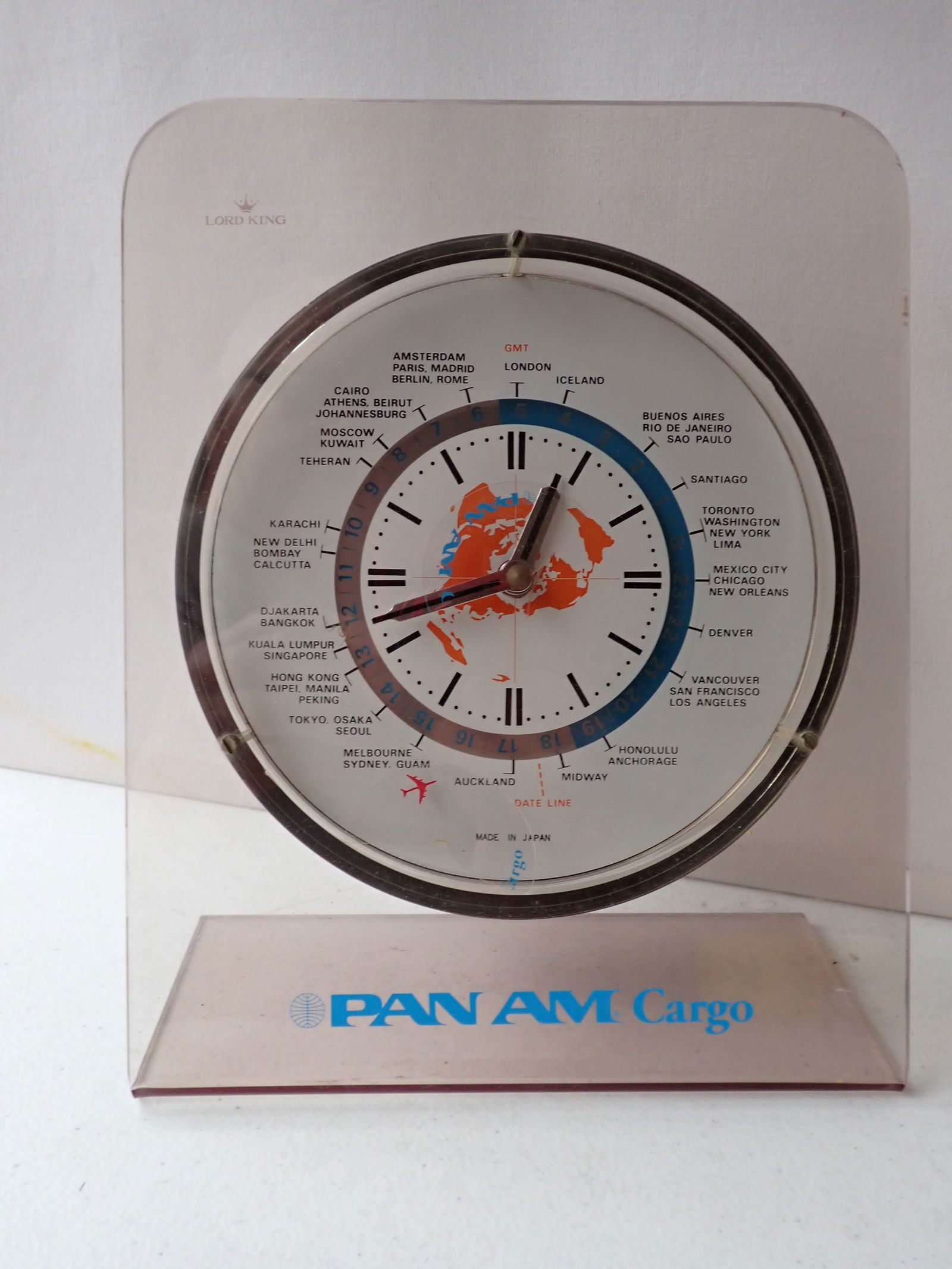 Pan Am Cargo Lucite Quartz Clock (1 of 12)