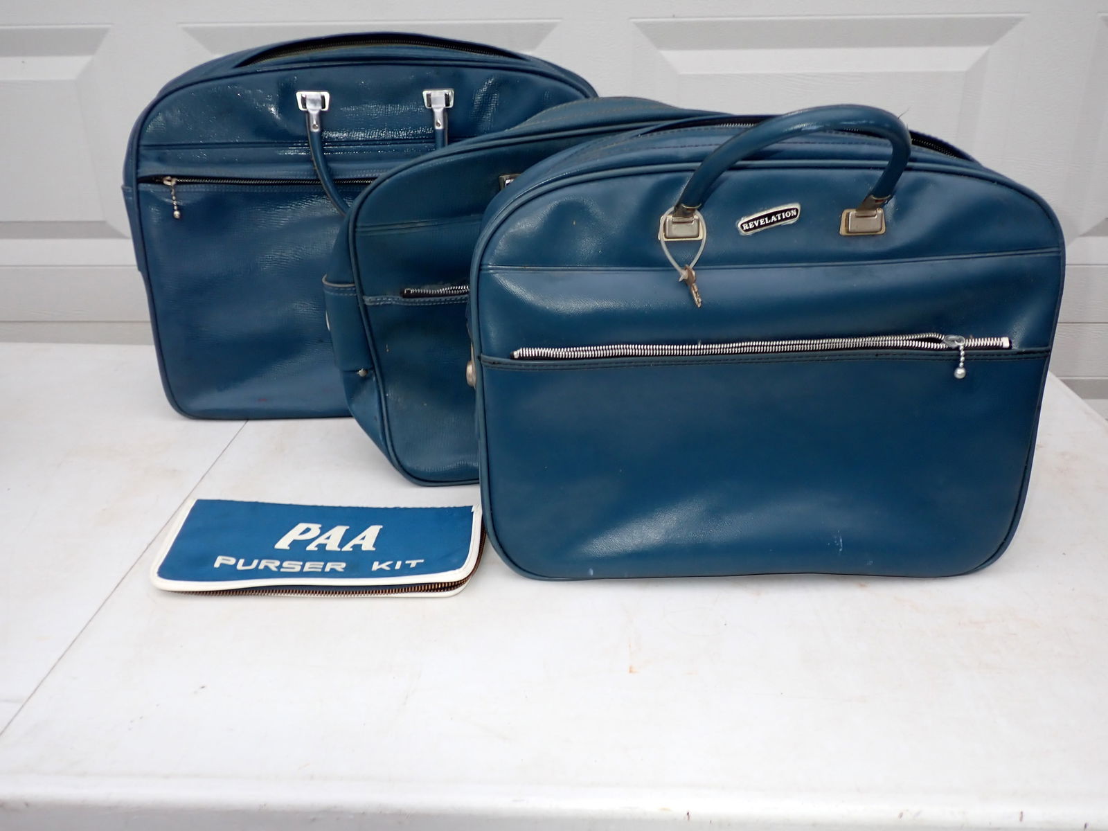 3 Pan Am Stewardess Bags & Purse Kit (1 of 18)