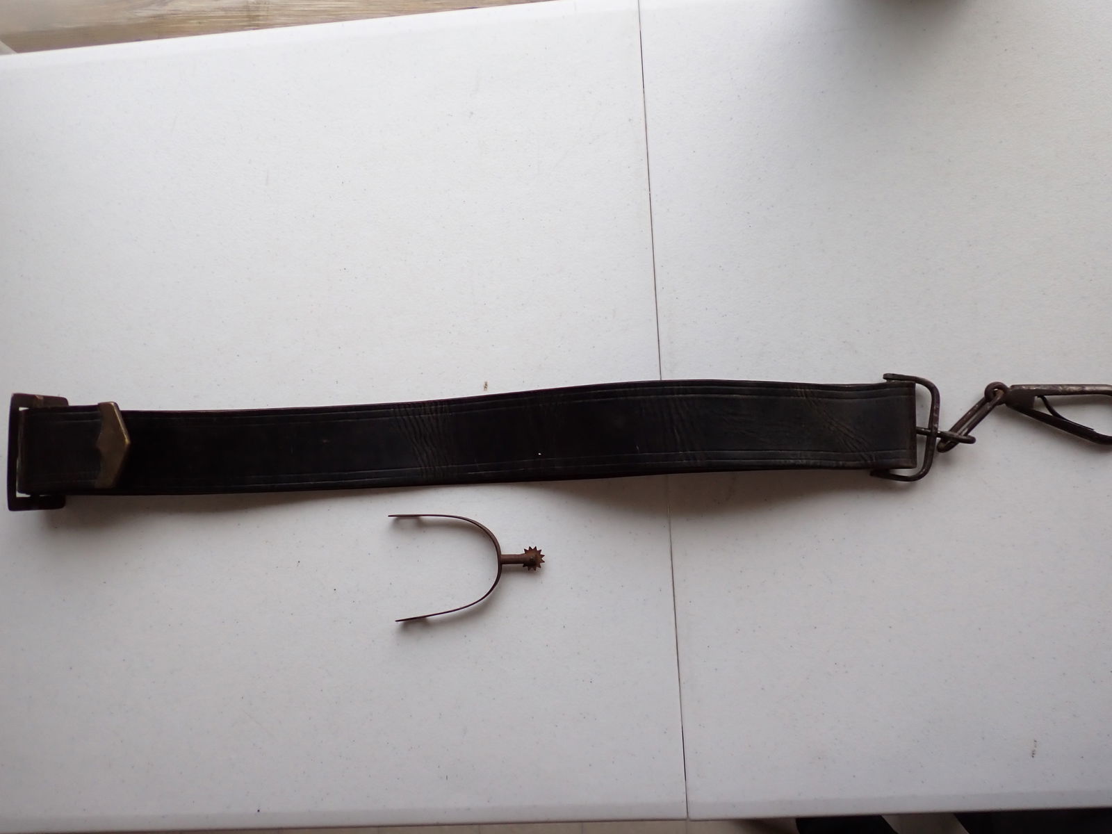 Cavalry Saddle Strap and Spur. (1 of 8)