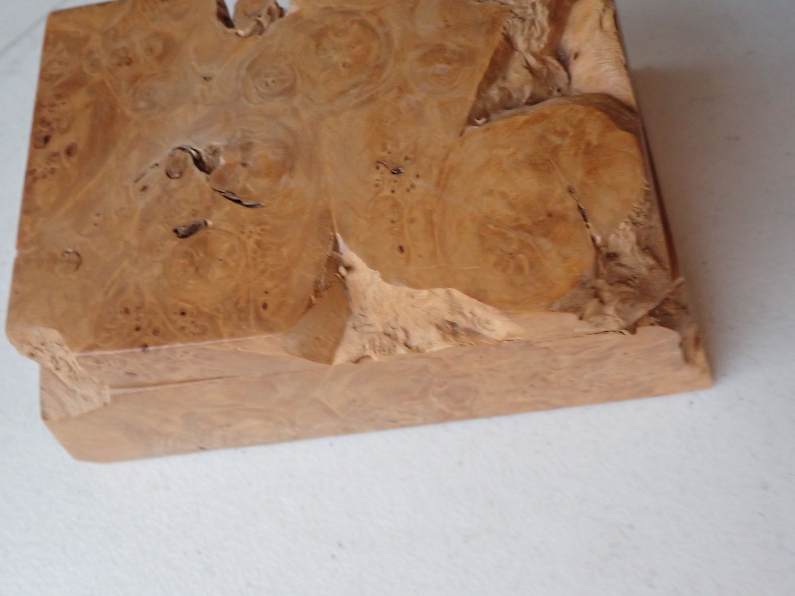 Michael Elkan Signed Maple Burlwood Box (1 of 13)