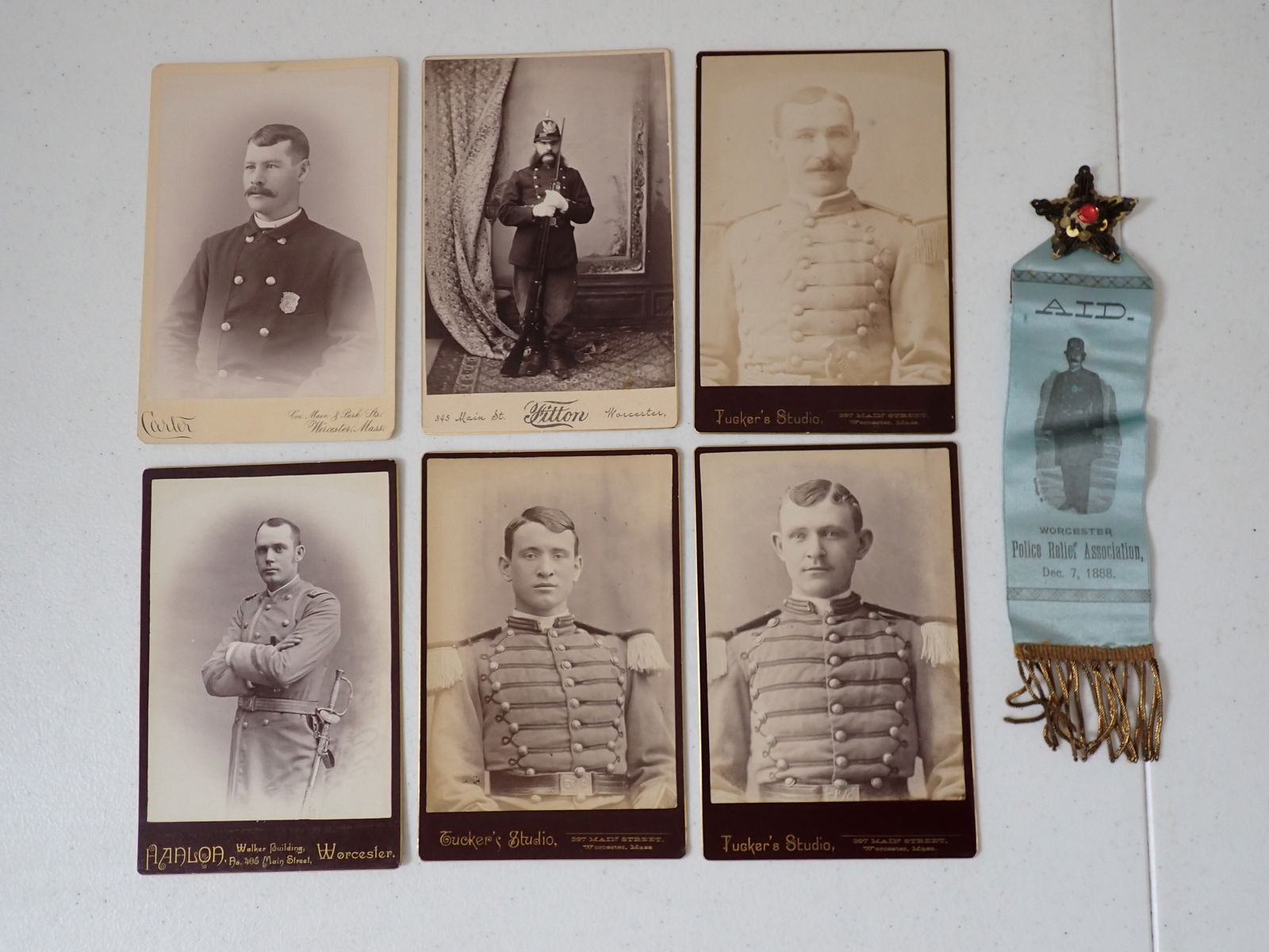 Men in Uniform Worcester, MA (Massachusetts) Cabinet Photos (1 of 15)