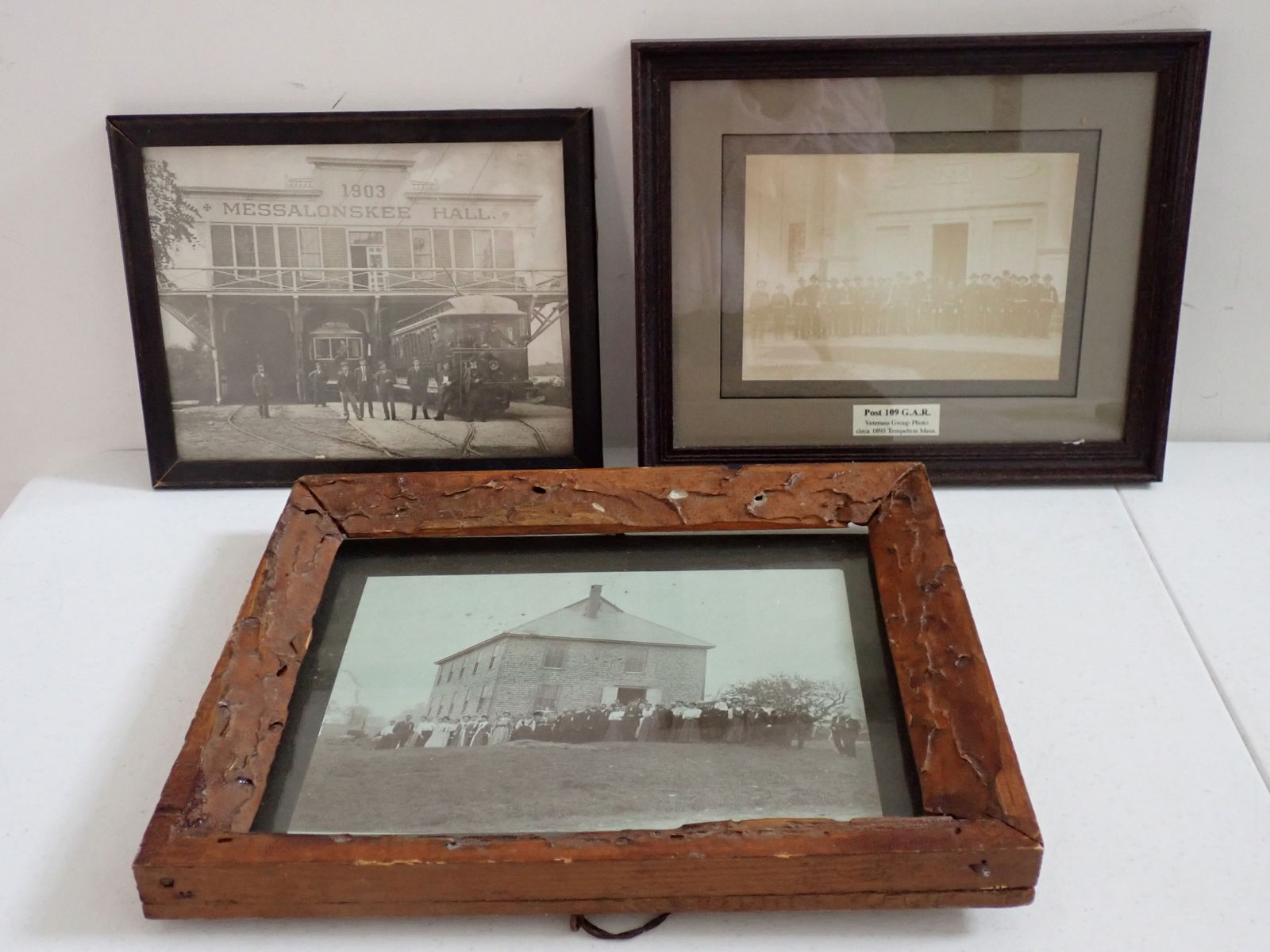 Vintage Templeton, MA Veteran's, Oakland, Maine Trolly Photos (1 of 7)