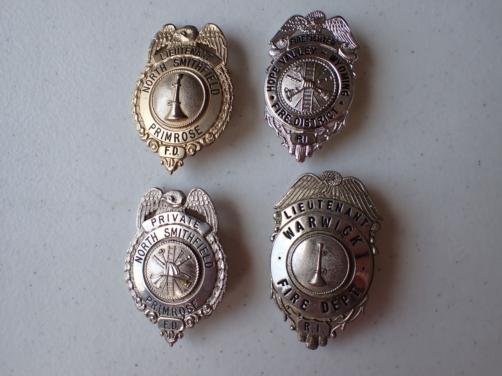 Rhode Island Fire Badges (1 of 4)