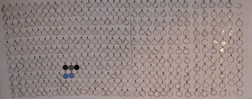 Vintage Optometrist Sample Eye Glass Lenses - 374 Total (1 of 13)