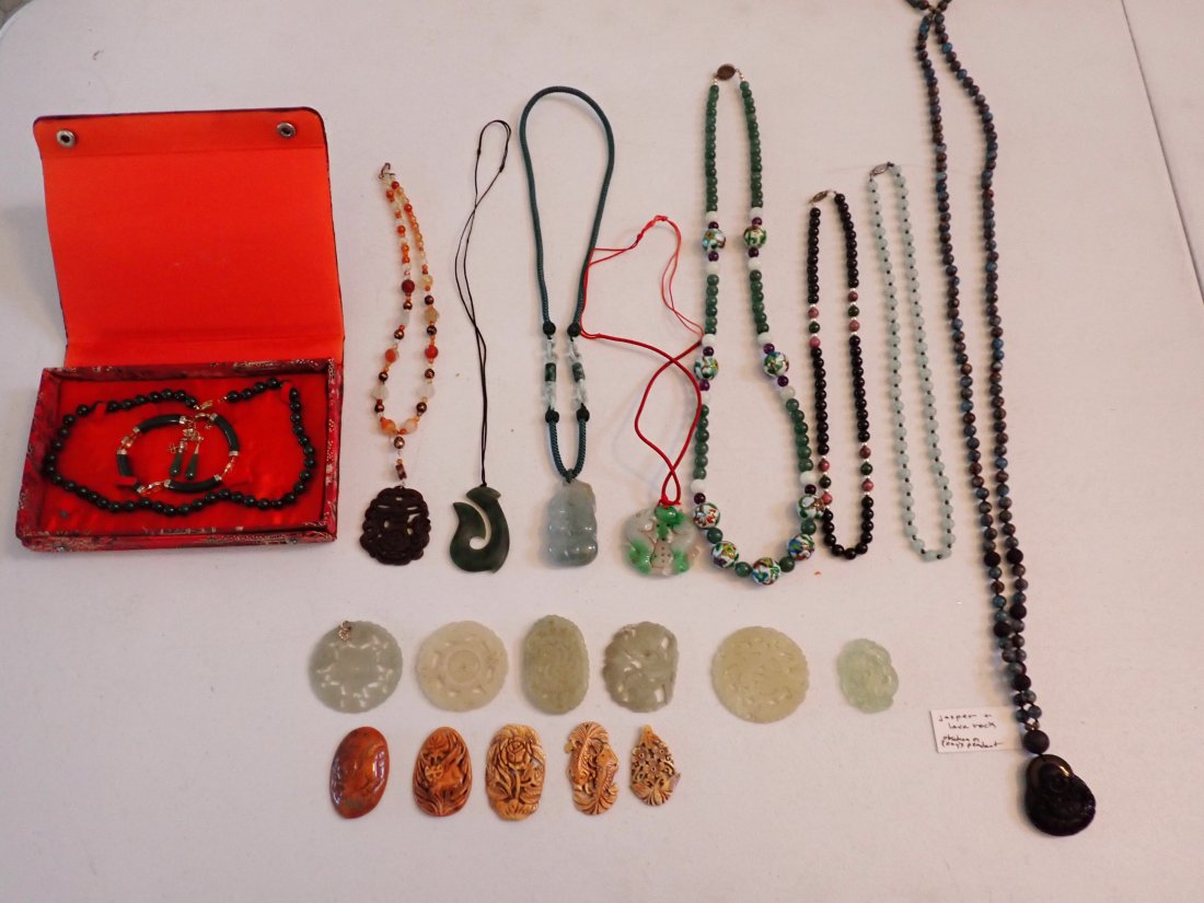 Jade and Other Beads and Other Pendants (1 of 20)