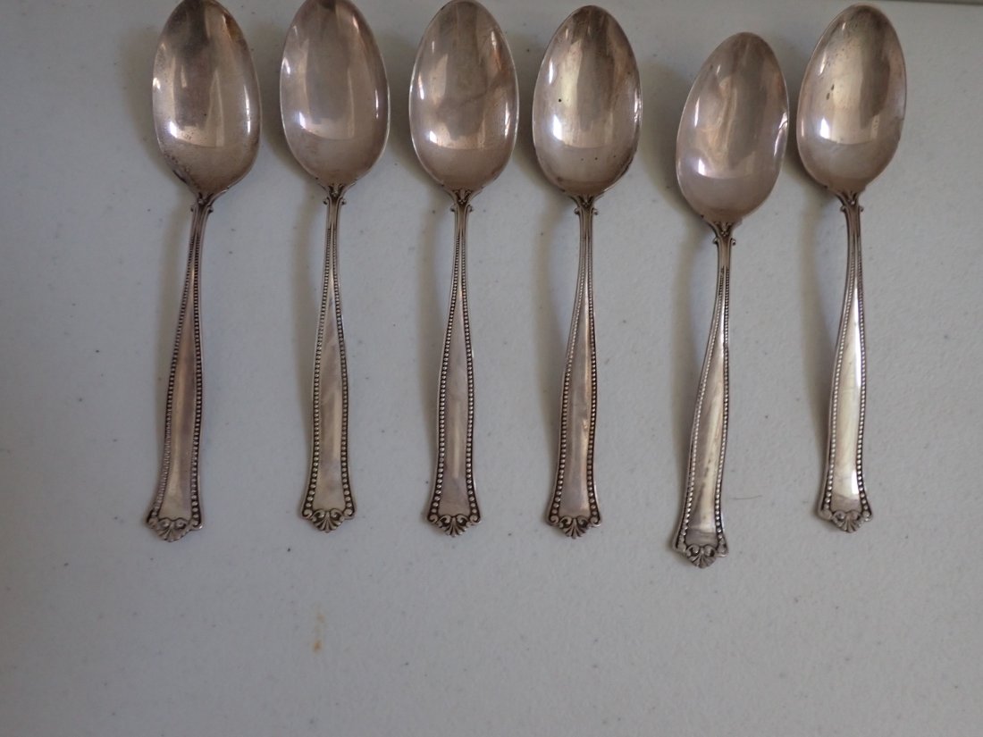 6 Gorham Sterling Silver Teaspoons (1 of 6)