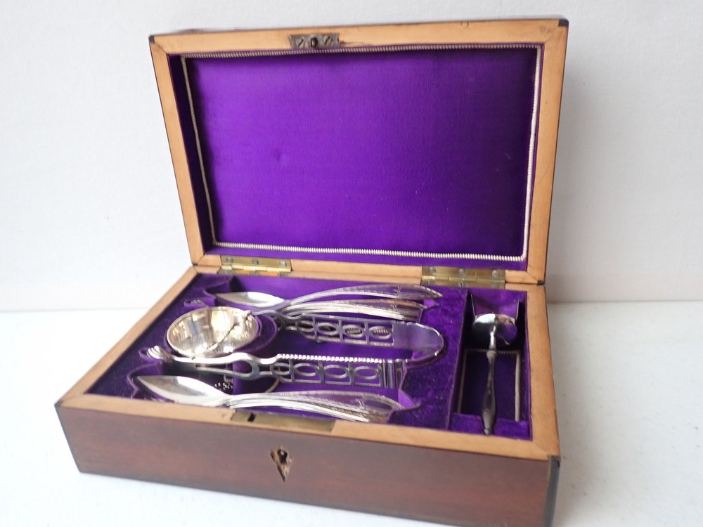 British Silver demitasse Tea Set (1 of 13)