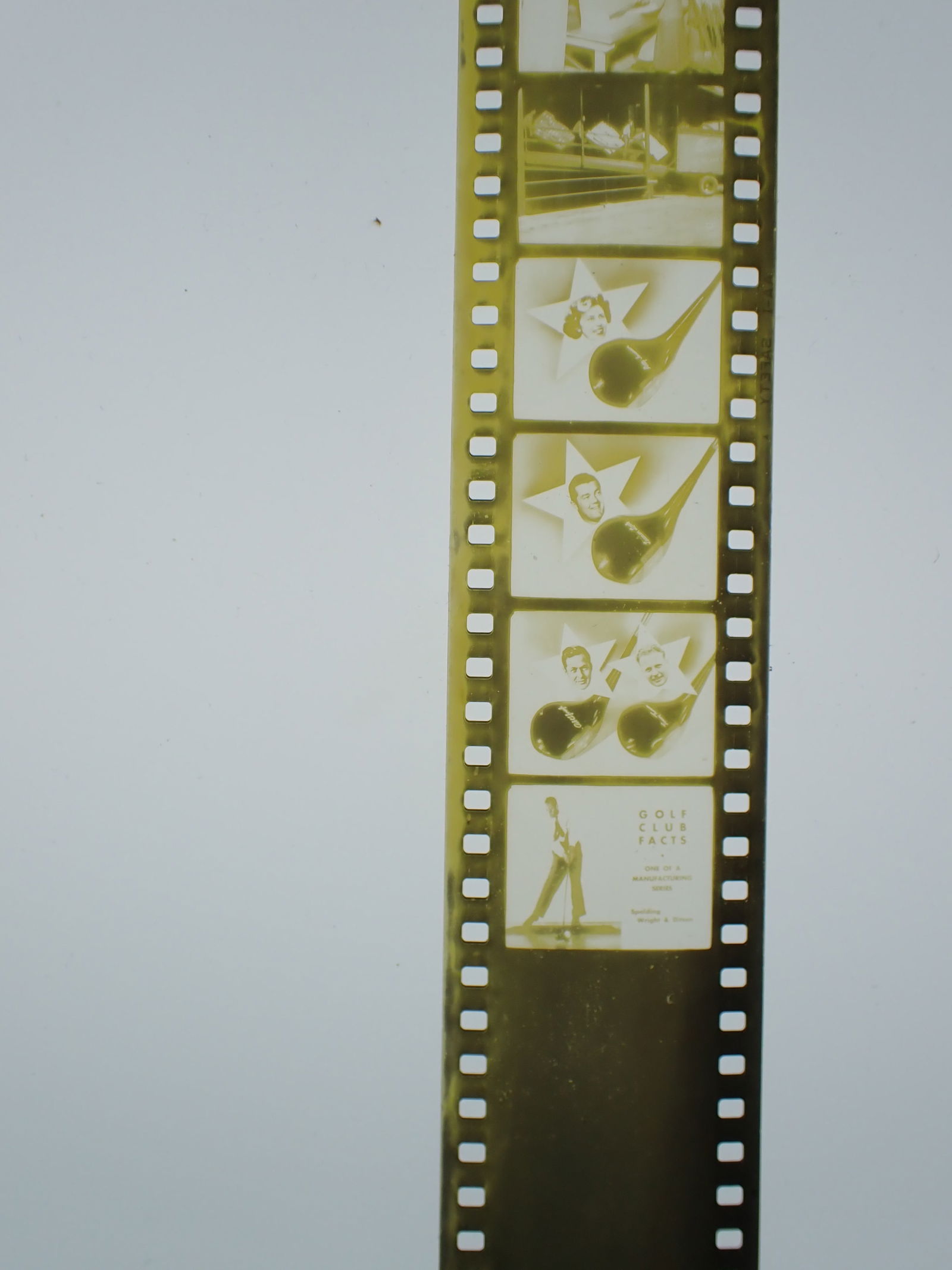 Wright & Ditson (Spalding) Bobby Jones Gold Filmstrips (1 of 14)