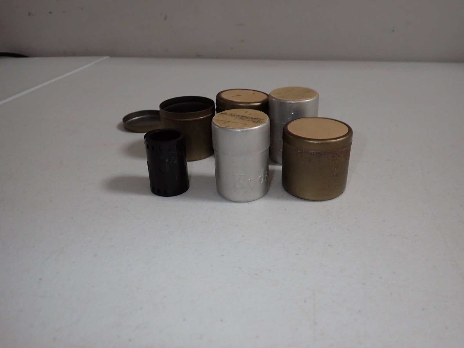 Spalding Golf and Tennis R & D Film Strips: 4 Film Strips of Spalding Research and Development Golf and a Film strip of Tennis Ball Hitting Racket