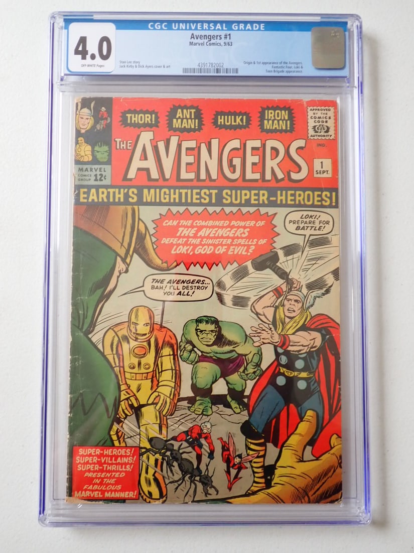 The Avengers #1 CGC 4.0 (1 of 3)