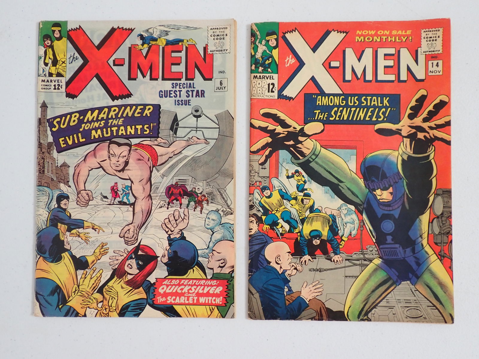 X-Men #6 and 14 (1 of 6)