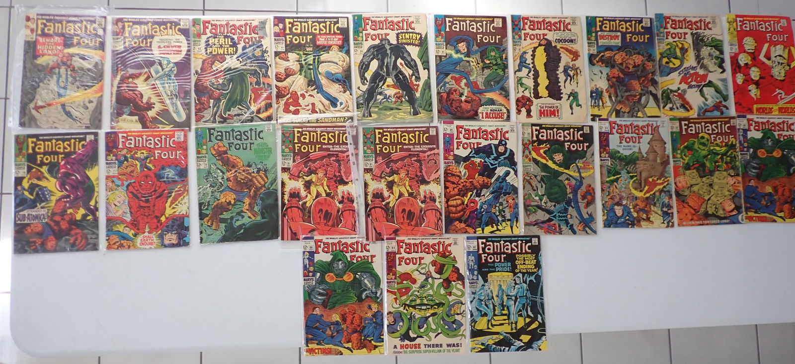 Silver Age Fantastic Four Comic Books (1 of 9)