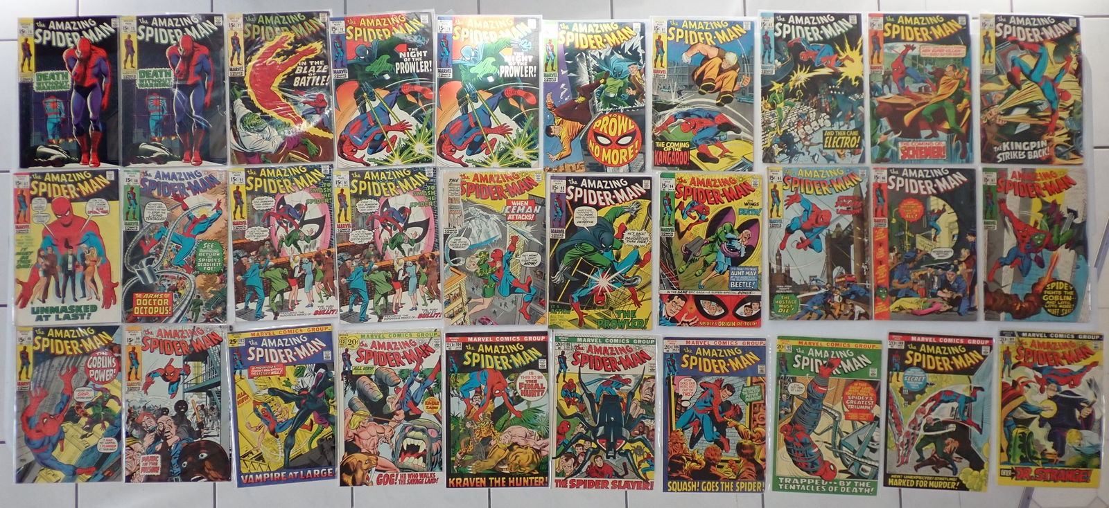Silver Age and Newer Amazing Spider-Man Comics (1 of 13)