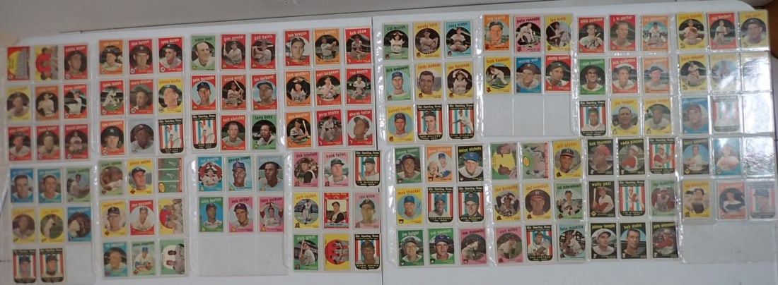 1959 Topps Cards: Mays / Ashburn, Larry Doby & others (1 of 20)