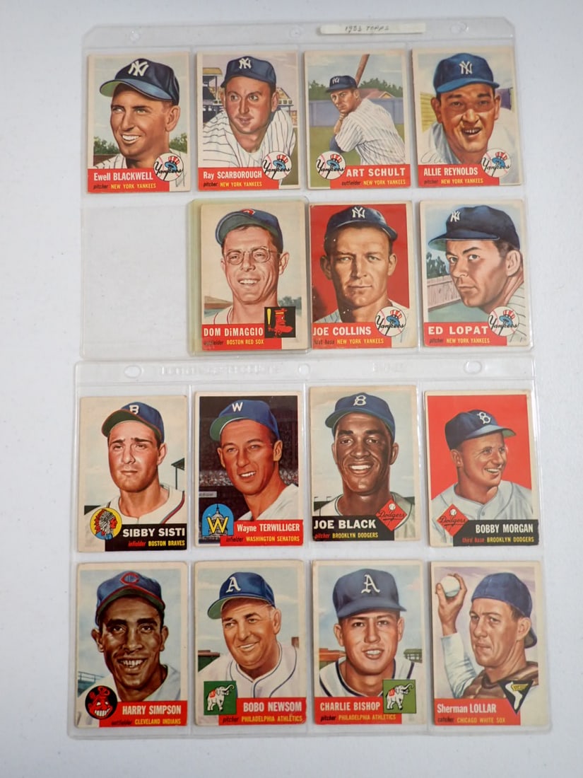 1953 Topps Cards: Aliie Reynolds & others (1 of 11)