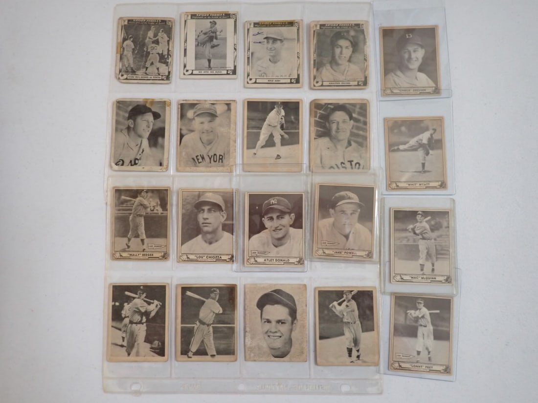 1939 & 1940 Play Ball and 1948 Swell Baseball Cards: Red Ruffing, etc. (1 of 11)