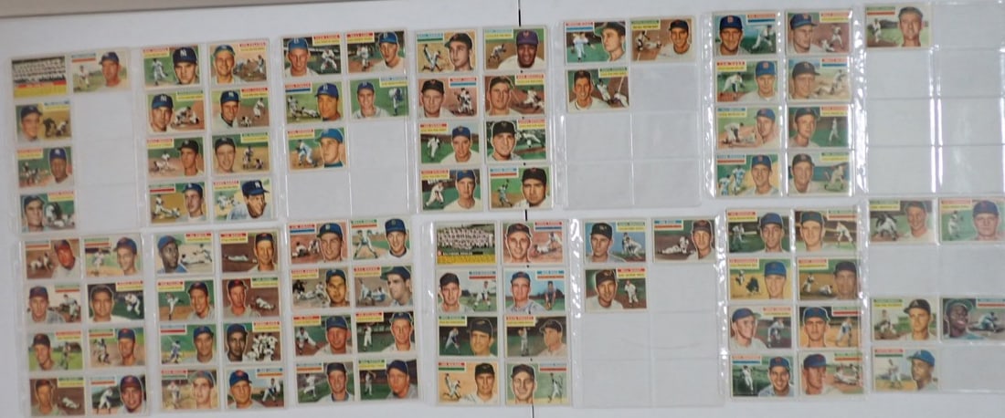 1956 Topps Baseball Cards: Don Larsen, Elston Howard, etc. (1 of 20)