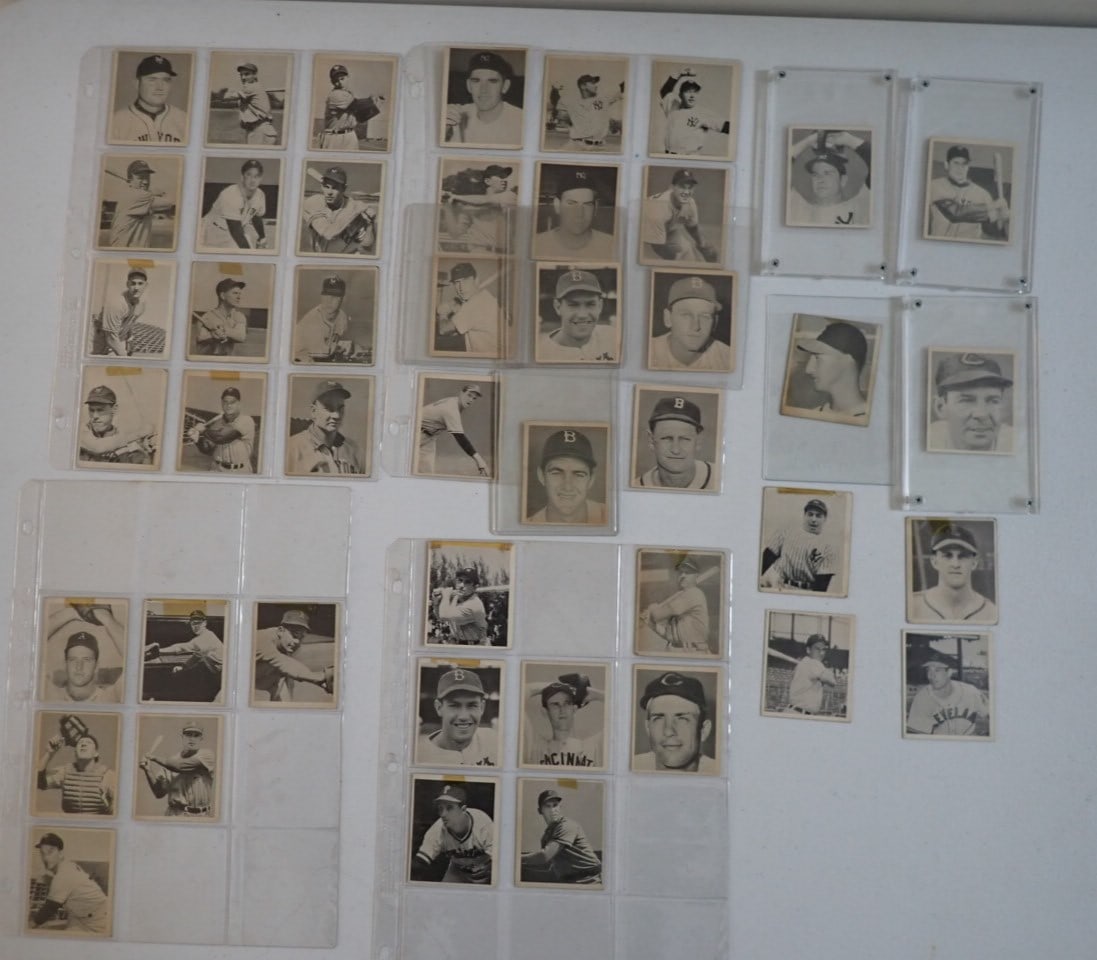 1948 Bowman BAseball Cards: Warren Spahn, Yogi Berra, & others (1 of 19)