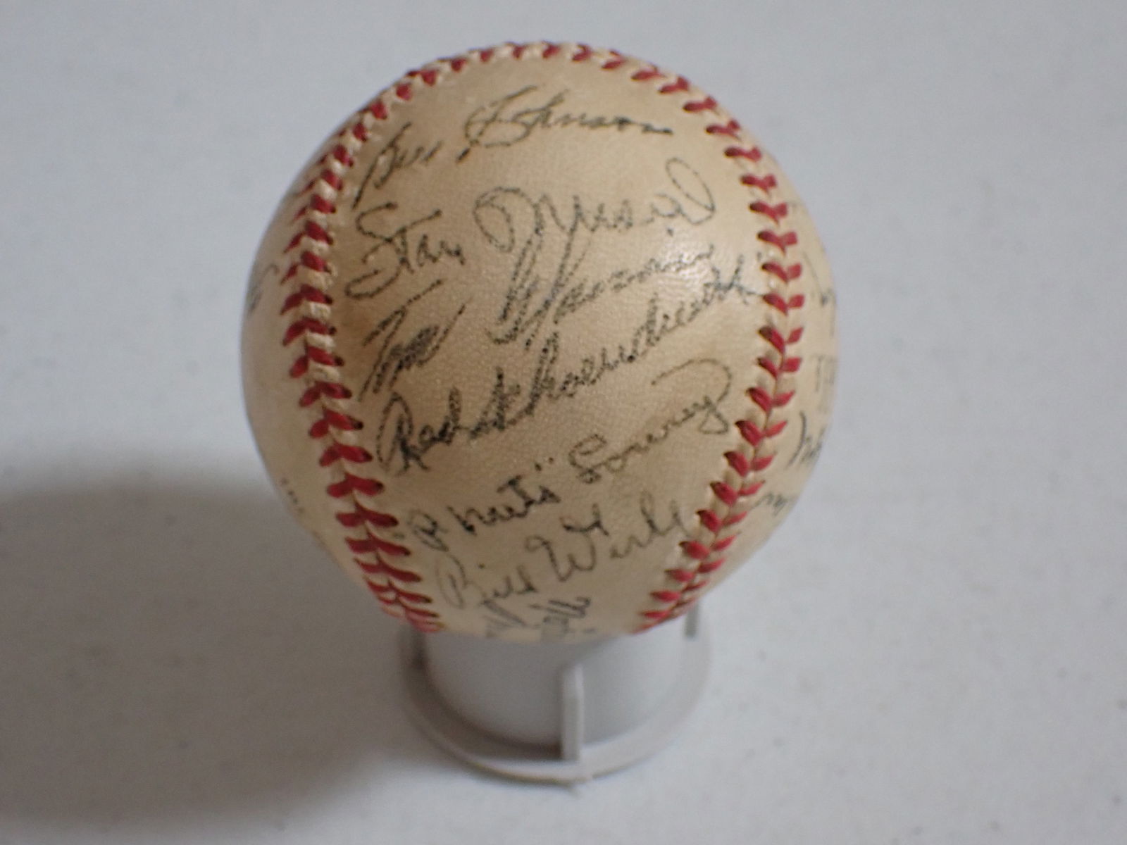 1960's Signed St. Louis Cardinals Team Ball (1 of 7)