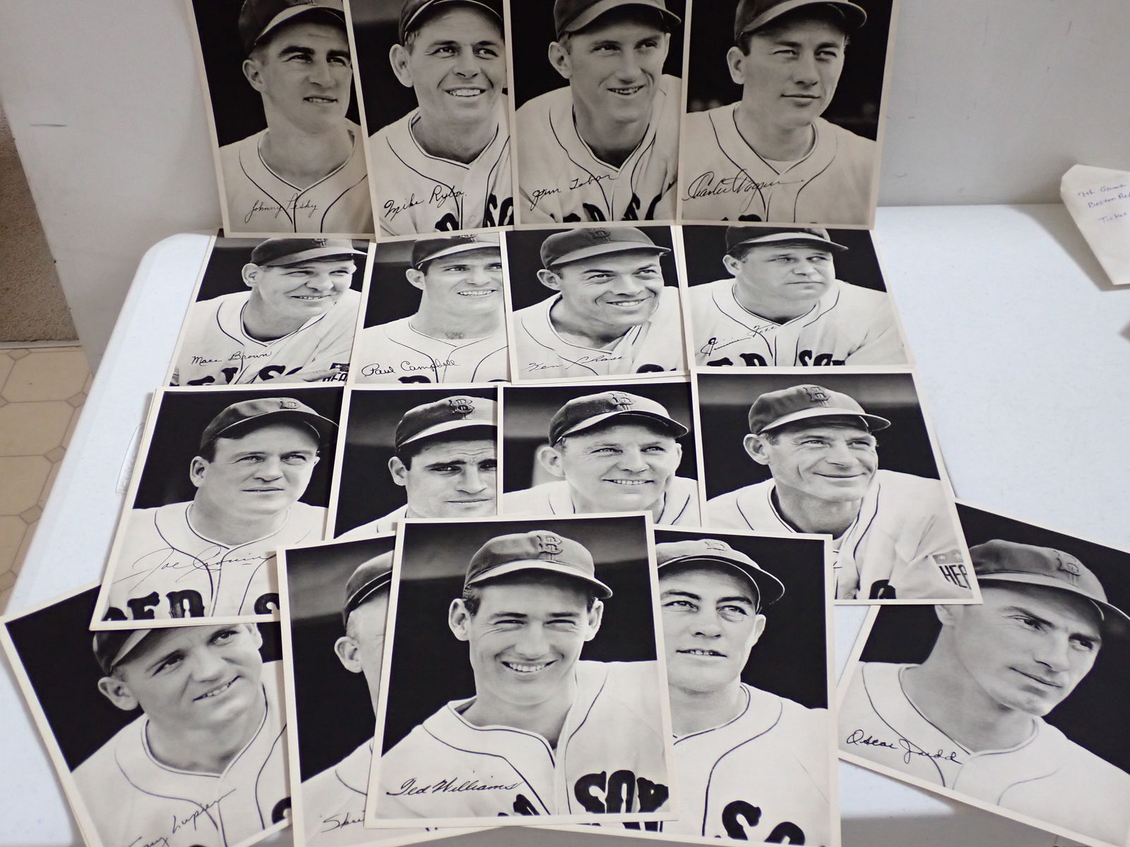 1942 Boston Red Sox Player Photos with Ted Williams (1 of 10)