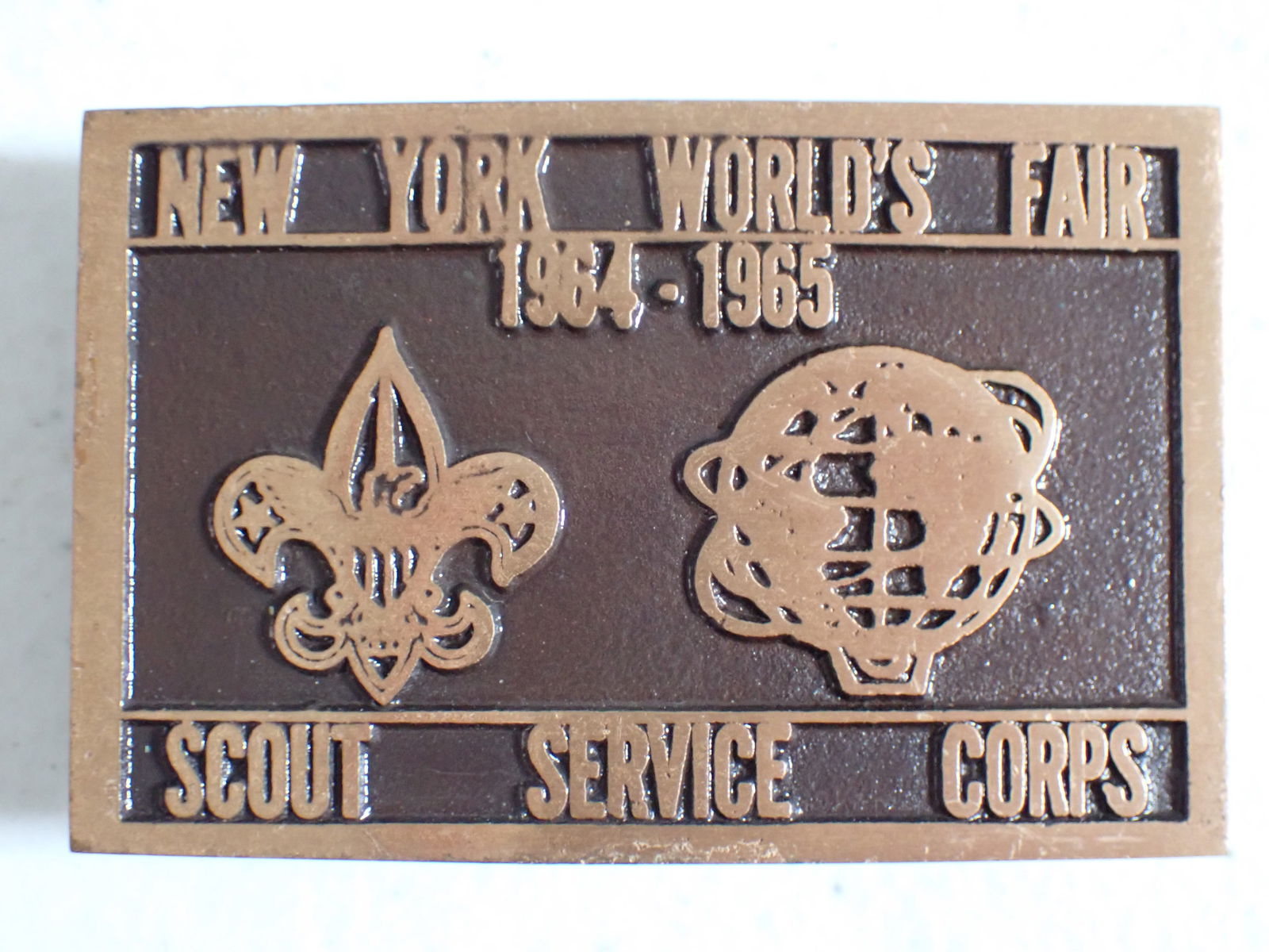Max Silber 1964-65 World's Fair Belt Buckle (1 of 5)