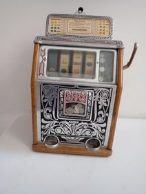 Vintage Caille Bros Nickel Slot Machine