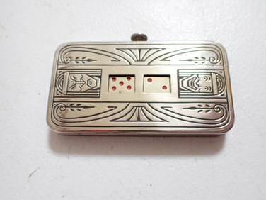Circa 1920s/1930s Demley Chrome Auto Dice Roller