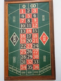Marx Merry Time Roulette Game Board
