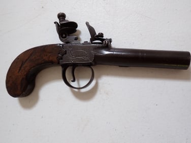 Twigg English Antique Flintlock Pistol