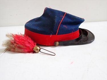 Blue and Red Kepi made in Rochester New York