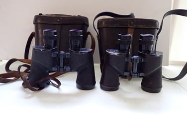 1941 US Navy Mark I Model I Bausch & Lomb & Other Binoculars