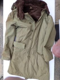 Army Winter Parker with Hood, Military Winter Hat and Gloves