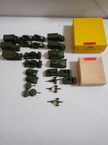 Dinky Toys Tanks, Jeeps, Trucks, etc. Made in England Metal Toys