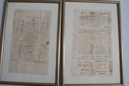 (2) 1798 Assessor Appointment for Valuation of Land, Houses & Slaves