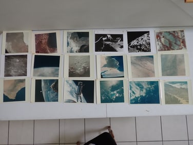 28 8x10 NASA original numbers photographs (3 B&W, 25 Colored)