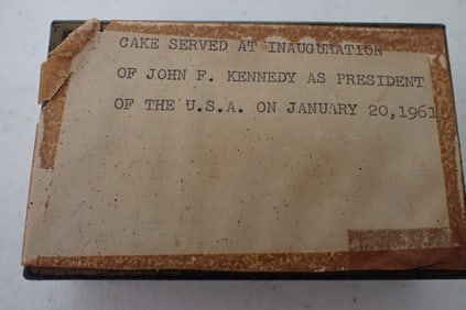 1961 John F. Kennedy Inauguration cake