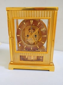 Jaeger-Le Coultre Atmos Glass and brass case clock