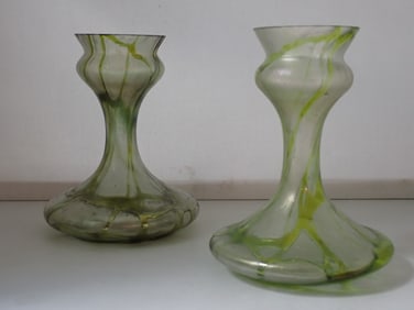 Pair of Art Glass Vases