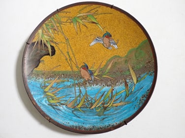 Early 1800's Cloisonné charger