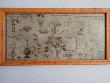 Anne Smyth 1844 The Tree Nursery Sampler