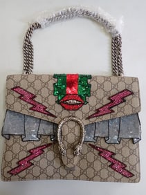GUCCI Dionysus Embellished Handbag