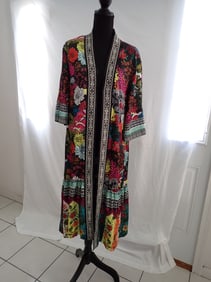 Alice + Olivia Dottie Retro Reversible Kimono Multicolored