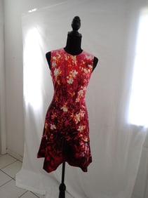 Karen Millen sleeveless dress flower dress size US 2