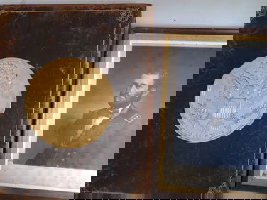 1907 White House Official Gravures Book & Ulysses Grant Print