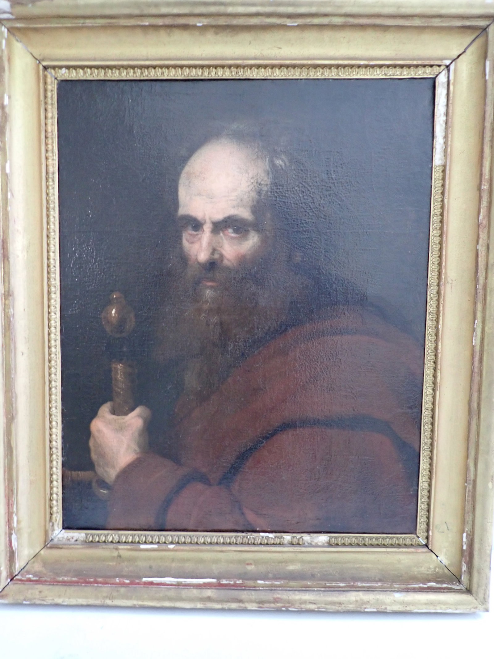 Francesco Francanzano 1612-1656 "Saint Paul" about 1640 O/C (1 of 16)