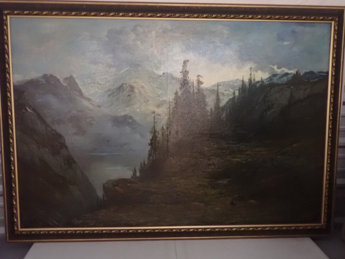 Gustave Dore "Sans les Montagnes" Large O/C 1879 (1 of 20)