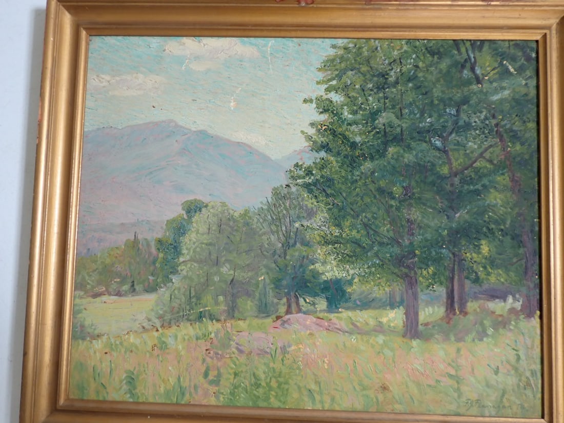Francis J. Flanagan Landscape Scene O/B (1 of 8)
