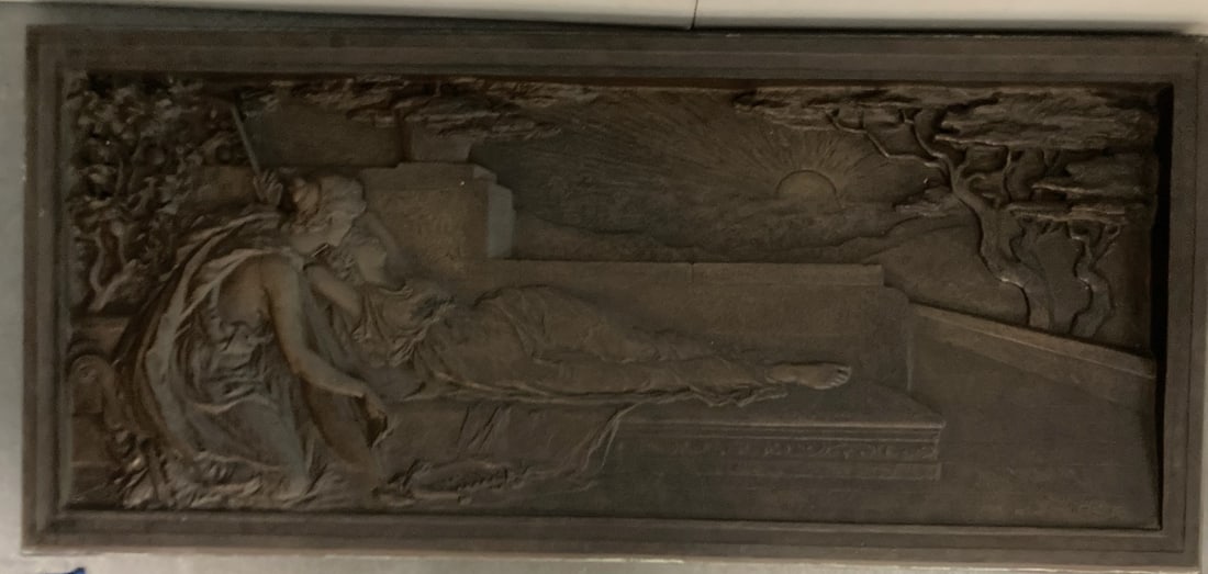William A. Couper New York Bronze Repose Relief Panel (1 of 9)