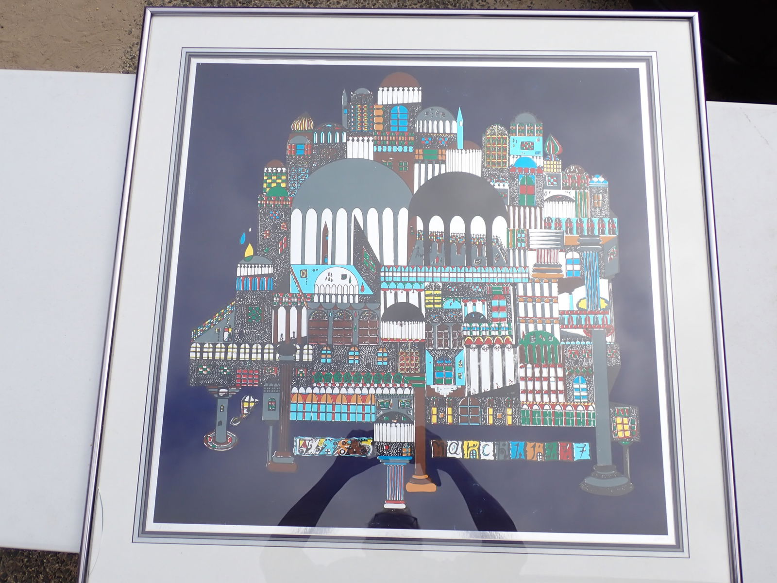 Ovadia Alkera "Atlantis" Signed Serigraph 5/182 Limited Edition (1 of 6)