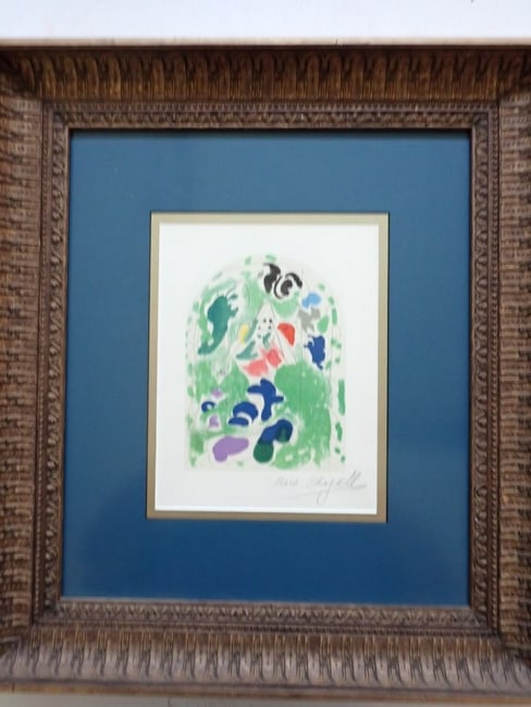Marc Chagall "Tribe of Issachar" Stone Lithograph Pencil Signed (1 of 8)